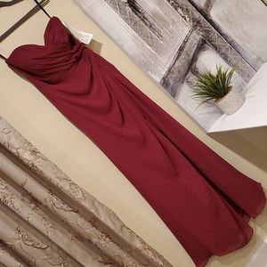 Hayley Paige Occasions A-line chiffon gown